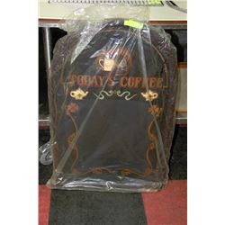 LARGE COFFEE MENU SIGN