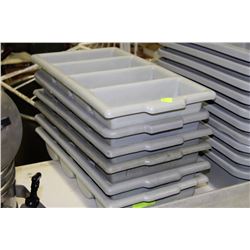 6 CUTLERY TRAYS