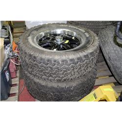 SET OF 2 BF GOODRICH ALL TERRAIN T/A TIRES