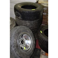 SET OF 4 BF GOODRICH WINTER SLALOM + 1 EXTRA TIRE