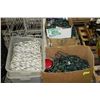 Image 1 : PALLET OF XMAS LIGHTING,RACKS ETC