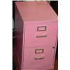 Image 1 : PINK 2 DRAWER FILING CABINRNET