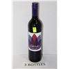 Image 1 : 3-750ML BOTTLES 2014 TOMCO SHIRAZ RED WINE 13.5%