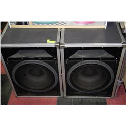 SET OF TWO LARGE SPEAKERS