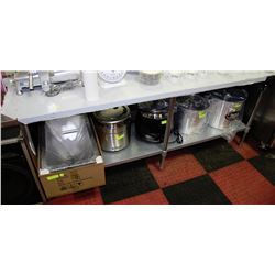 ME 3 NEW S/S WROK TABLE 48 X 30