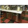 Image 1 : ME 16 NEW  3 DOOR PREP TABLE