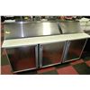 Image 1 : 3 DOOR SILVER KING PREP TABLE