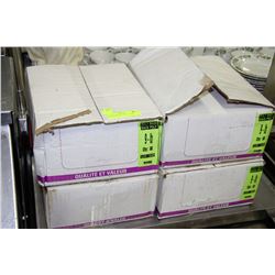 LOT OF 4-9LB POLYBAG CLEAR PLASTIC BAGS