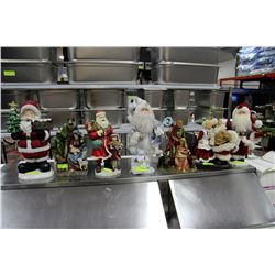 7 ASSORTED XMAS ORNAMENTS