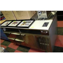 REFRIGERATED PREP TABLE - NEEDS CHARGE
