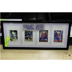 4 BLUE JAYS GUARANTEED AUTHENTIC AUTOGRAPHS -