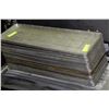 Image 1 : STACK OF 27 NARROW BAKING TRAYS
