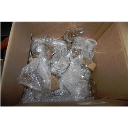 BOX OF 36 WINE GLASSES