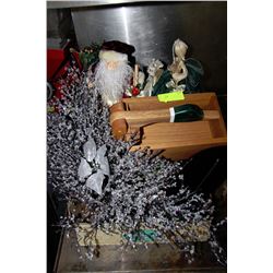 BOX OF XMAS ORNAMENTS