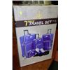 Image 1 : NEW BLUE 7 PCE LUGGAGE SET