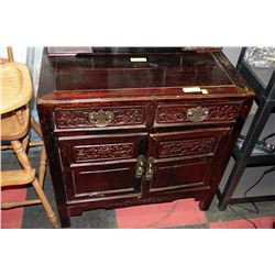 WOOD CARVED CABINET