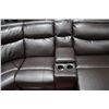 Image 4 : NEW BROWN LEATHER ELECTRIC RECLINING CHAISE