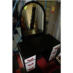 BLACK&WHITE VANITY + MIRROR