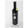 Image 1 : 3-750ML BOTTLES OF MASI 2013 RED WINE 12%
