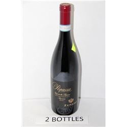 2-750 ML BOTTLES RIPASSA 2010 RED WINE 14%