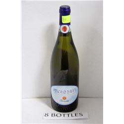 8-750ML BOTTLES OF MUSCATO  D'ASTI WHITE 5.5%
