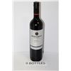 Image 1 : 9-750ML BOTTLES SHINLGEBACK SHIRAZ RED WINE 14.5%