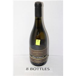 8-750ML BOTTLES OF GREG NORMAN CHARONNNAY WHITE
