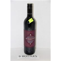 6-750ML BOTTLES OF ROSEMONT ESTATE CABERNET