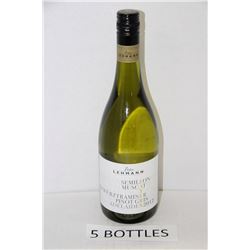 5-750ML BOTTLES OF PETER LEHMANN WHITE WINE 11.55