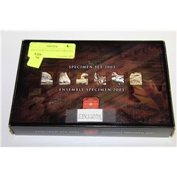 2003 UNCIRCULATED SPECIMEN SET