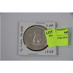 1958 SILVER DOLLAR