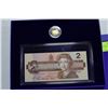 Image 1 : 1996 CANADA $2 PROOF COIN & BANK NOTE SET