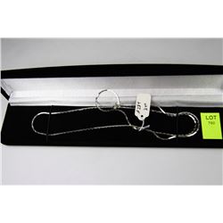 STERLING .925 SILVER SPECIAL LINK 24" NECKLACE