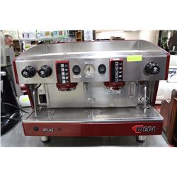 WEGA ATLAS EVD 2 220V RED ESPRESSO MACHINE