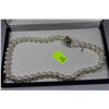 Image 1 : KREMENTZ STERLING .925 SILVER PEARL 16" NECKLACE