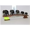 Image 1 : ROW OF 5 ELEPHANTS