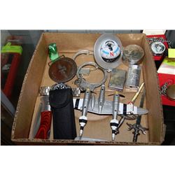 BOX W/ BELT BUCKLE, DIE CAST FIGHTER JET,