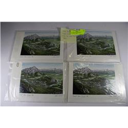 1988 "BANFF FROM SULPHUR MOUNTAIN" CARDS