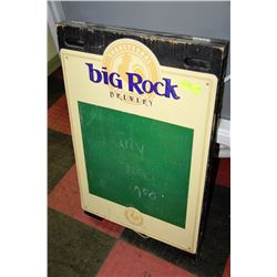 BIG ROCK BREWERY SIGN