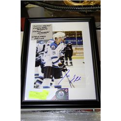 JORDAN EBERLIE GUARANTEED AUTHENTIC AUTOGRAPHED