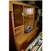 Image 1 : OAK FRONT HUTCH AND BUFFET
