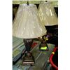 Image 1 : PAIR OF BROWN TONE FINISH DESIGNER LAMPS
