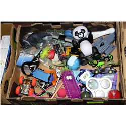 FLAT OF ASSORTED TOYS