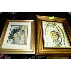 PAIR OF FRAMED PICTURES