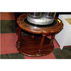 GLASSTOP COFFEE TABLE