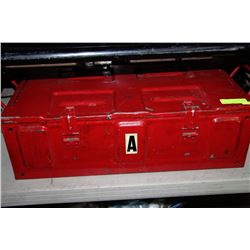 AMMUNITION BOX WITH G.I. JOE AND OTHERS