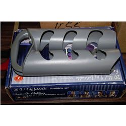 20LB/9KG FOLDING DUMBELL SET