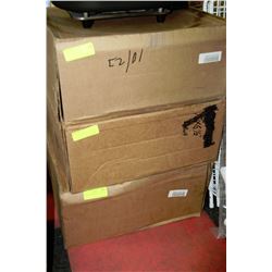 SET OF 3 BLACK RIMS - NEVER USED