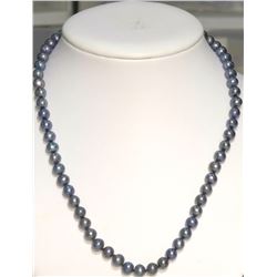 Sterling Silver Clasp Freshwater Pearl Necklace
