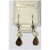 Image 1 : Sterling Silver Smokey Quartz Earring